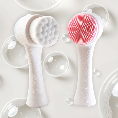 2-IN-1 SILICONE FACIAL CLEANSING BRUSH -Accessories