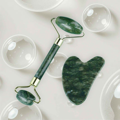 JADE ROLLER & GUA SHA SET- Facial Care Accessories