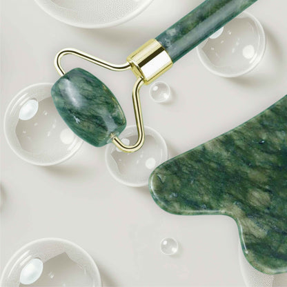 JADE ROLLER & GUA SHA SET- Facial Care Accessories